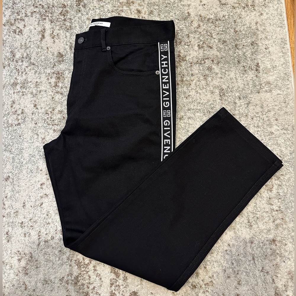 Givenchy logo denim jeans